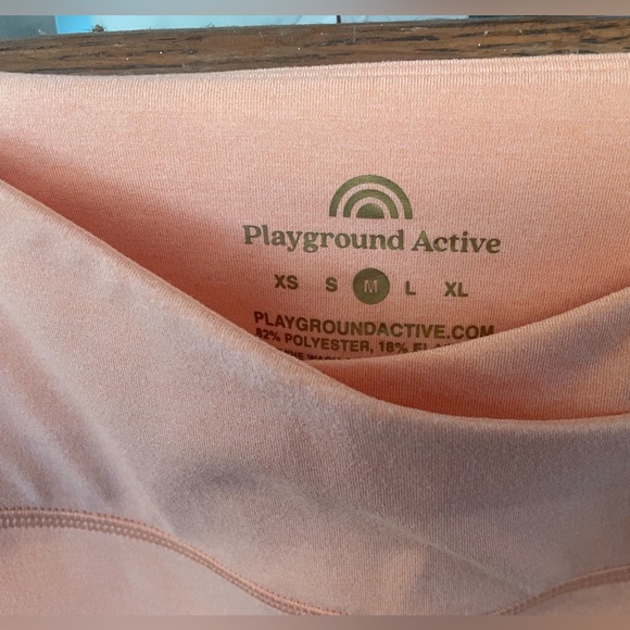 Playground Active Laguna Leggings, Size M, 7/8 length, 25” inseam, soft peach - Picture 5 of 5
